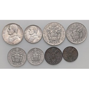 Papal coins - Pio XI (1922-1939) 10, 5, 2 e una Lira, 50, 2...