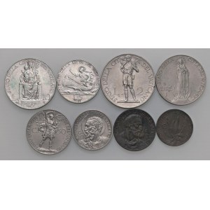 Papal coins - Pio XI (1922-1939) 10, 5, 2 e una Lira, 50, 2...