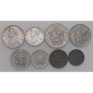 Papal coins - Pio XI (1922-1939) 10, 5, 2 e una Lira, 50, 2...