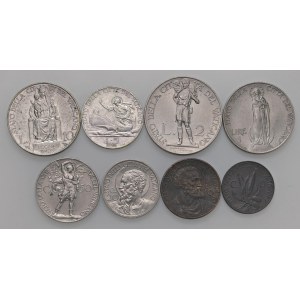 Papal coins - Pio XI (1922-1939) 10, 5, 2 e una Lira, 50, 2...