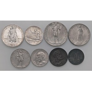 Papal coins - Pio XI (1922-1939) 10, 5, 2 e una Lira, 50, 2...