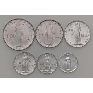 Papal coins - Pio XII (1939-1958) Lotto di sei monete come ...