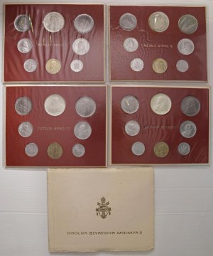 Papal coins - John XXIII (1958-1963) Lot of the five...