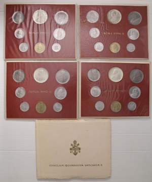 Papal coins - John XXIII (1958-1963) Lot of the five...