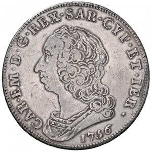 Savoy Coins - Charles Emmanuel III (1730-1773) Shield 1756 - N...