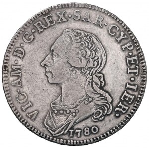 Savoy Coins - Vittorio Amedeo III (1773-1796) Mezzo scudo 1...