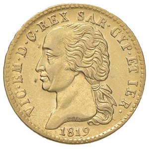 Savoy Coins - Vittorio Emanuele I (1814-1821) 20 Lire 1819 ...