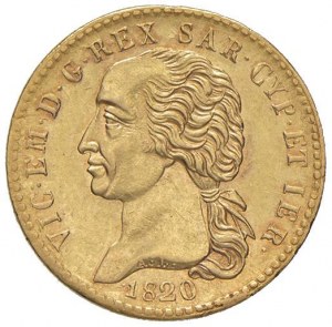 Savoy Coins - Vittorio Emanuele I (1814-1821) 20 Lire 1820 ...