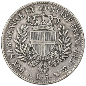 Savoy Coins - Vittorio Emanuele I (1814-1821) 5 Lire 1821 -...