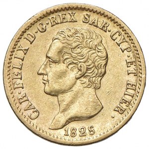 Savoy Coins - Charles Felix (1821-1831) 20 Lire 1825 T - Nom...