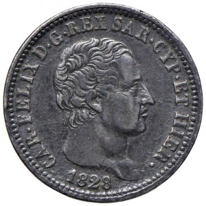 Savoy Coins - Charles Felix (1821-1831) Lira 1828 T L - Names...