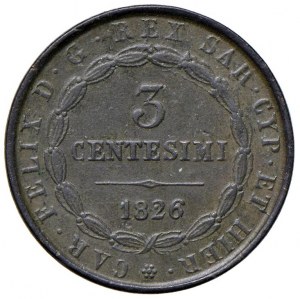 Savoy Coins - Charles Felix (1821-1831) 5 cents 1826 G (...