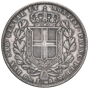 Savoy Coins - Carlo Alberto (1831-1849) 5 Lire 1840 G - Nom...