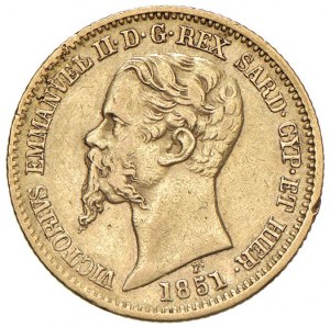 Savoy Coins - Victor Emmanuel II (1849-1861) 20 Lire 1851...