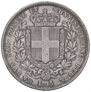 Savoy Coins - Victor Emmanuel II (1849-1861) 5 Lire 1850 ...