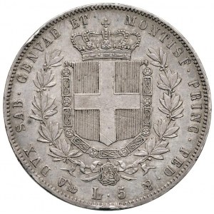 Savoy Coins - Vittorio Emanuele II (1849-1861) 5 Lire 1854 ...
