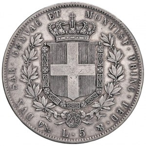 Savoy Coins - Victor Emmanuel II (1849-1861) 5 Lire 1859 ...
