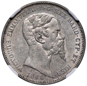 Savoy Coins - Victor Emmanuel II (1849-1861) Lira 1860 M ...