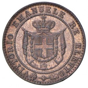 Savoy Coins - Vittorio Emanuele II re eletto (1859-1861) Ce...