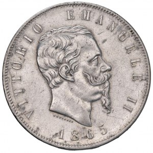 Savoy Coins - Victor Emmanuel II (1861-1878) 5 Lire 1865 ...