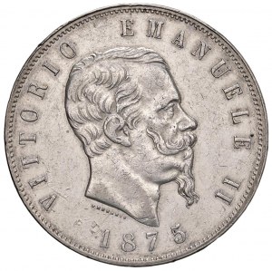 Savoy Coins - Victor Emmanuel II (1861-1878) 5 Lire 1875 ...