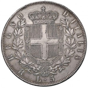 Savoy Coins - Victor Emmanuel II (1861-1878) 5 Lire 1876 ...