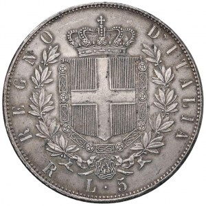 Savoy Coins - Victor Emmanuel II (1861-1878) 5 Lire 1876 ...