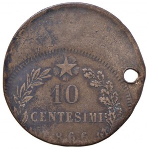 Savoy Coins - Victor Emmanuel II (1861-1878) 10 cents...