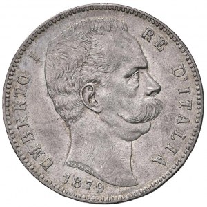 Savoy Coins - Umberto I (1878-1900) 5 Lire 1879 - Nomisma 9...