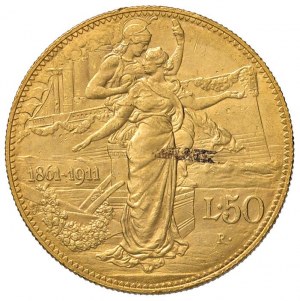 Savoy Coins - Victor Emmanuel III (1900-1946) 50 Lire 191...