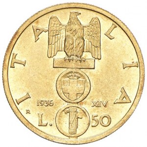 Savoy Coins - Vittorio Emanuele III (1900-1946) 50 Lire 193...