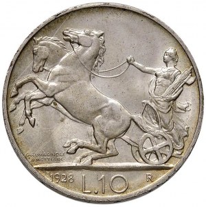 Savoy Coins - Victor Emmanuel III (1900-1946) 10 Lire 192...