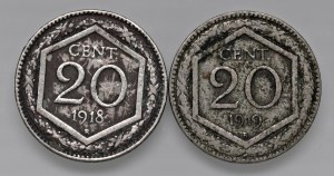 Savoy Coins - Victor Emmanuel III (1900-1946) 20 Centesim...