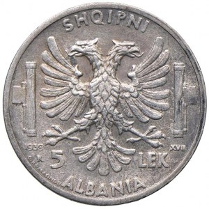 Savoy Coins - Vittorio Emanuele III (1900-1946) Albania - 5...