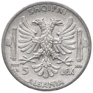 Savoy Coins - Vittorio Emanuele III (1900-1946) Albania - 5...
