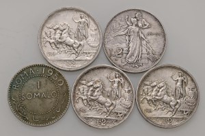 Savoy Coins - Victor Emmanuel III (1900-1946) Lot of qu...