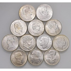 Savoy Coins - Lotto di dodici riproduzioni di scudi (FAKES)...