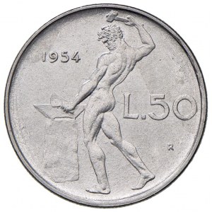 Italian Republic - Repubblica Italiana - 50 Lire 1954 - AC...