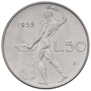 Italian Republic - Repubblica Italiana - 50 Lire 1955 - AC...