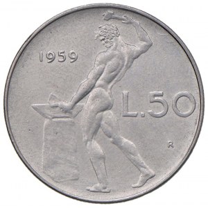 Italian Republic - Repubblica Italiana - 50 Lire 1959 - AC...