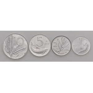 Talianska republika - 10, 5, 2 a líry 1953 - ...