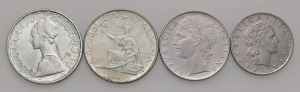 Italian Republic - Italian Republic - 500, 100 and 50 Lira 1961...