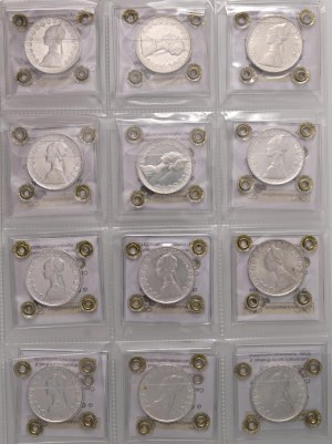 Italian Republic - Italian Republic - Lot of 12 coins of 5...