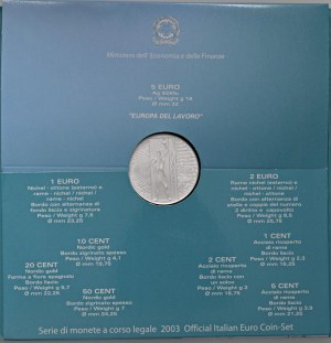 Italian Republic - Italian Republic - Divisionale 2003 in ver...