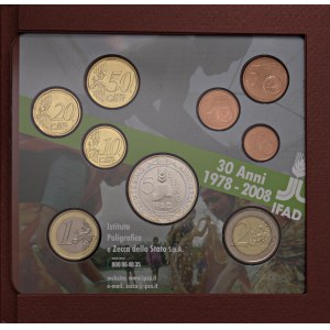 Italian Republic - Italian Republic - Divisional coin set 2008 in ver...