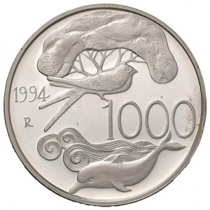 Italian Republic - Italian Republic - 1,000 lira 1994 Flora and...