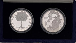 Italian Republic - Italian Republic 10 and 5 Euro 2003 Europe...