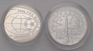 Italian Republic - Italian Republic 10 Euro 2004 Genoa capital...