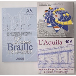 Italian Republic - Repubblica italiana - 10 Euro L'Aquila in ver...