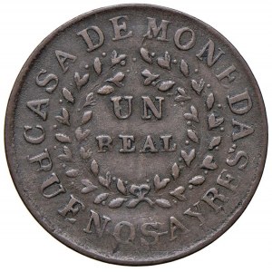 Foreign coins - ARGENTINA Buenos Aires - Real 1840 - KM 7 CU ...